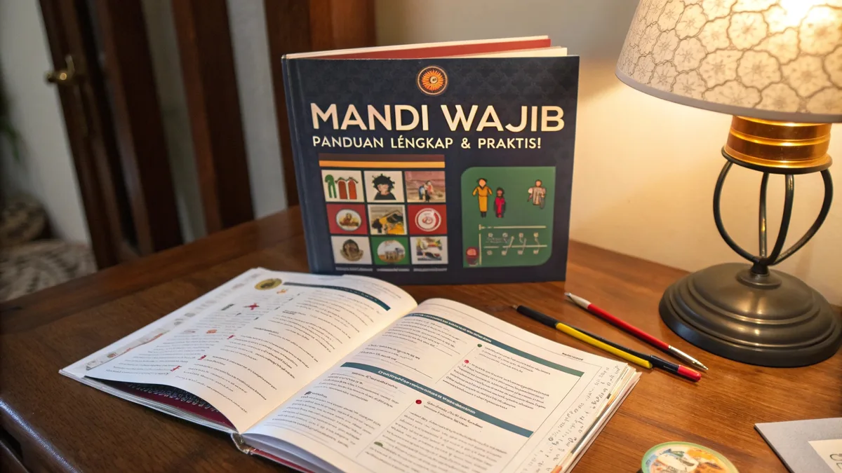 langkah langkah mandi wajib