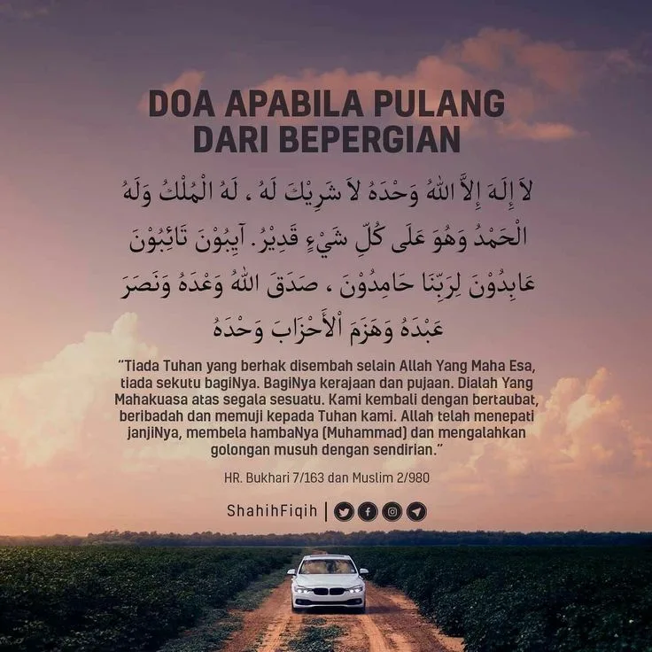 Kapan Sebaiknya Doa Bepergian Jauh Dibaca?
