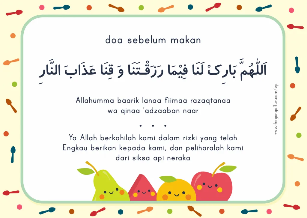 doa makan: Teks Arab, Latin, dan Arti Doa sebelum Makan