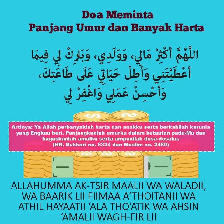 Kumpulan Doa Panjang Umur Lengkap Arab, Latin, dan Artinya