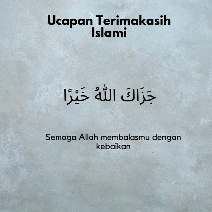 Makna Dasar Ucapan Terima Kasih Arab dan Akar Katanya