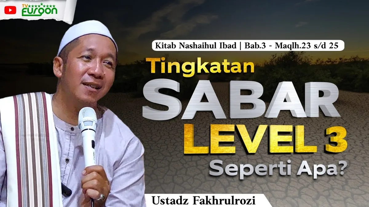 tingkatan sabar: Kesalahan Umum dalam Memahami dan Melatih Sabar