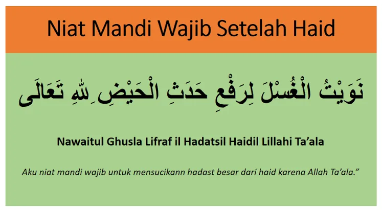 mandi wajib haid