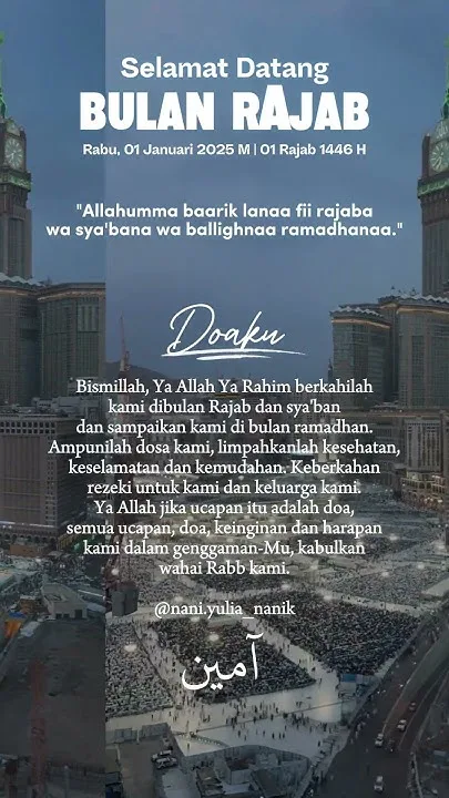 Kesalahan Umum dalam Mengamalkan Doa Menyambut Bulan Rajab