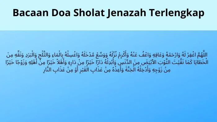 doa jenazah