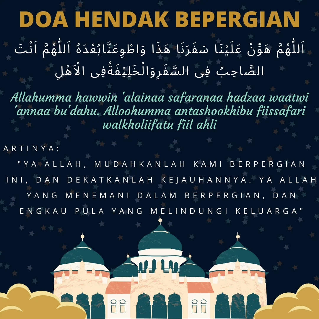 doa bepergian jauh - Doa sebelum Bepergian untuk Perjalanan Bersama Keluarga