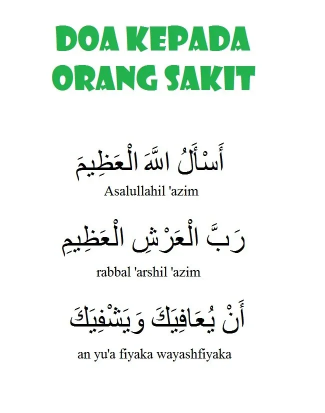 doa untuk orang sakit: Kapan Doa Harus Diubah jika Pasien Membaik?