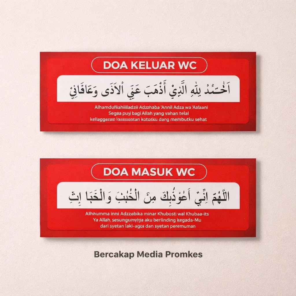 Teks Lengkap Doa Masuk WC dalam Tulisan Arab, Latin, dan
