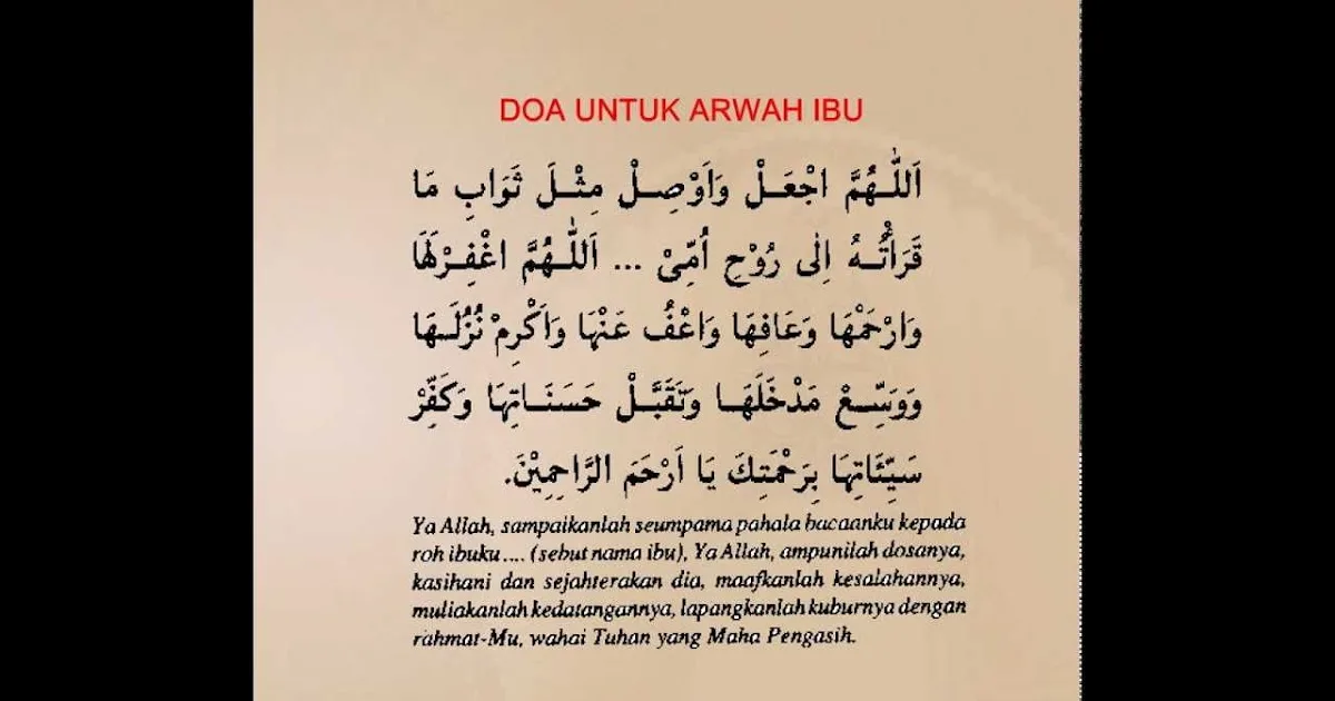 Doa Arwah Lengkap Arab, Latin, dan Artinya: Bekal Terbaik