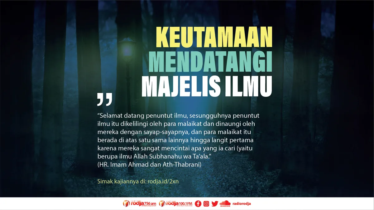 keutamaan majelis ilmu