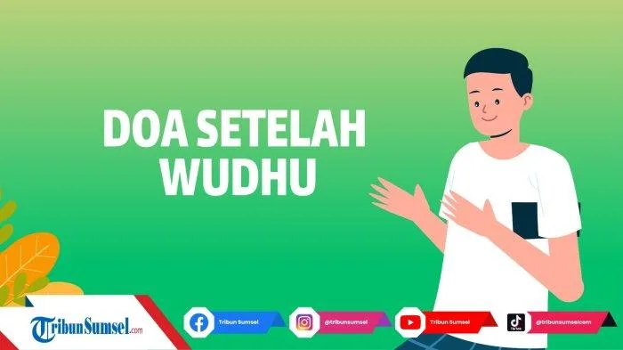 doa setelah wudhu