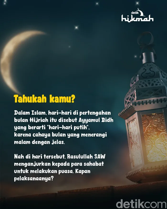 Merangkai Pemahaman tentang Apakah Ayyamul Bidh Wajib