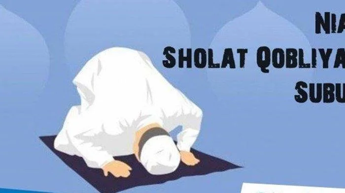 niat sholat qobliyah subuh