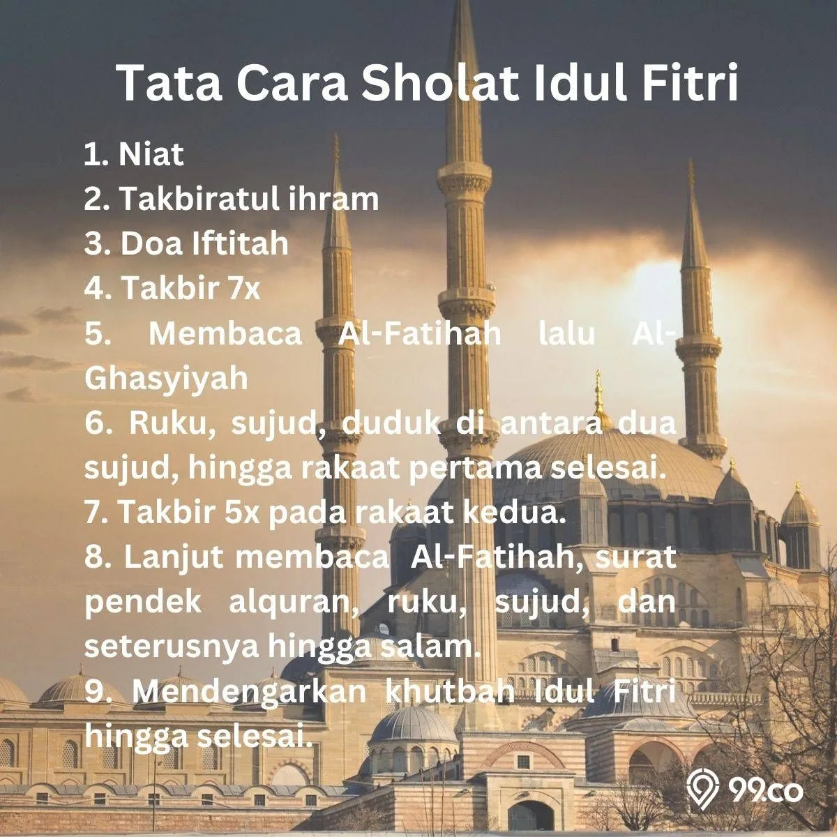 doa sholat idul fitri: Doa Sholat Ied Idul Fitri Setelah Salam dan saat Khutbah