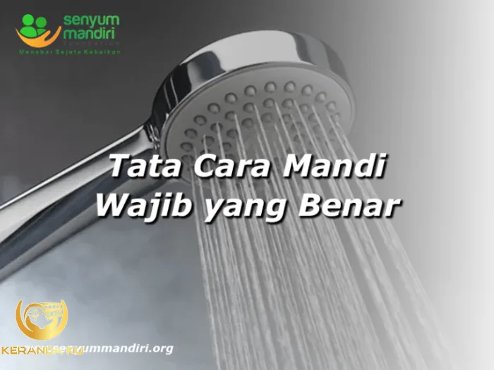 urutan mandi wajib