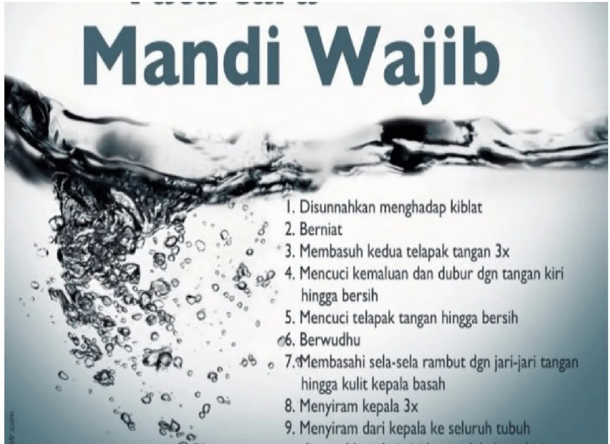 mandi wajib haid